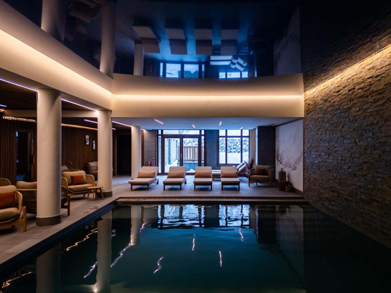 Piscine de la Résidence l'Ecrin d'Argent à Valmorel